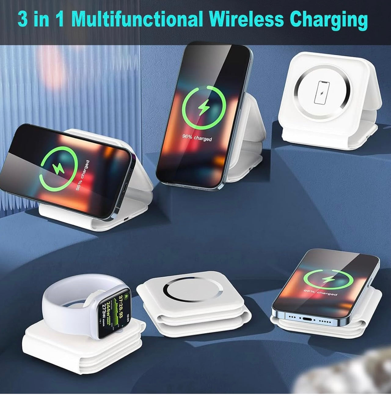 3 in 1 Magnetic Wireless Charger